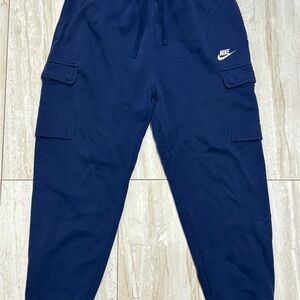 Nike Men's Navy Cargo Joggers